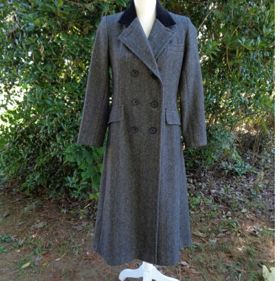 COPY - 80s Tweed Wool Coat - Picture 2 of 3